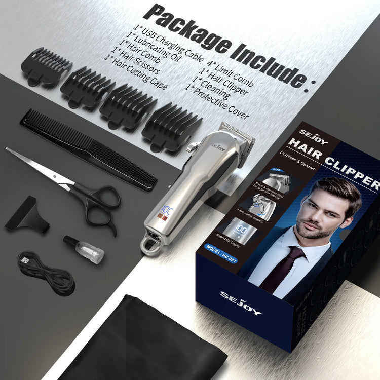 Sejoy Hair Clipper For Men - ElectronAge