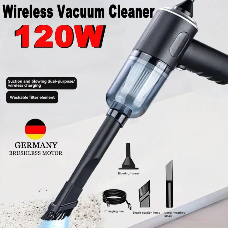 HAOYUNMA 9000Pa Wireless Car Vacuum Cleaner - ElectronAge