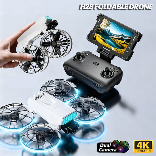 RC Drone 2.4G 4CH Foldable Drone Remote Control High-definition Aerial Photography Aircraft Optical Flow Positioning Quadcopter