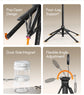 Ulanzi MT-85 Pop Open Tripod Automatic Phone Stand Magsafe Selfie Stick for iPhone 17 16 15 Ground Stand for Outdoor Travel Vlog