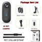 4K UltraHD POV Collar Cam Small Sports Camera Magnetic Necklace Pets Camcorder Mini Wireless WiFi Bodycam Recording Vlog Selfie