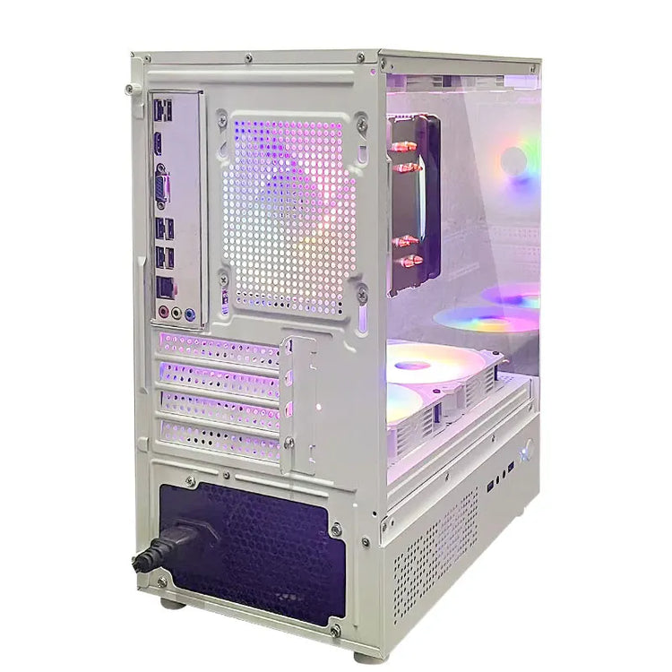 Aotesier Gaming PC With AMD A8-7680 Processor/16 GB RAM/512G SSD/Windows 11 Home with AMD Radeon R7 Graphics white pc gamer - ElectronAge