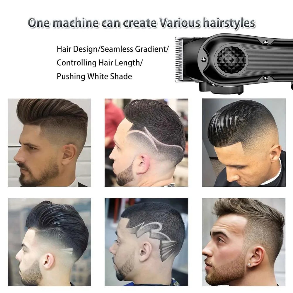 YUKU Professional Hair Clippers with LED Display - ElectronAge