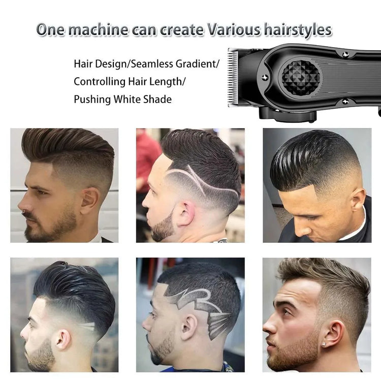 YUKU Professional Hair Clippers with LED Display - ElectronAge