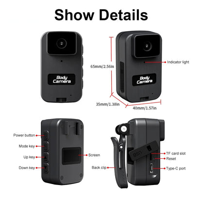 Waterproof Sports Camera 1080P HD 12MP 8 Hour Recording 0.98 Inch Screen Helmet Mount Cycling Diving Motorcycle Action Cam 2026