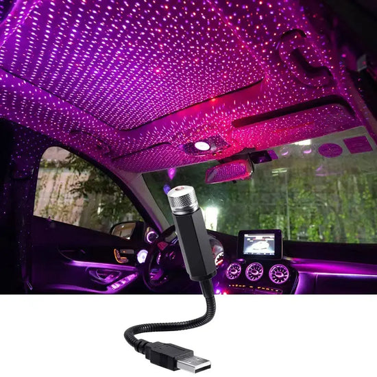 ATcomm LED Starry Sky Lamp Car Laser Star Roof Light