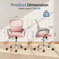 MCQ Fixed Armrest Office Desk Chair - ElectronAge