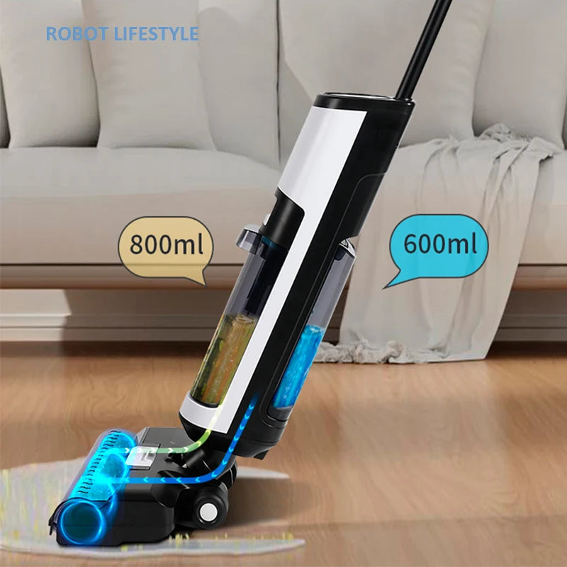 Cordless Handheld Vacuum Cleaner Wet Dry Cleaning Robot - ElectronAge