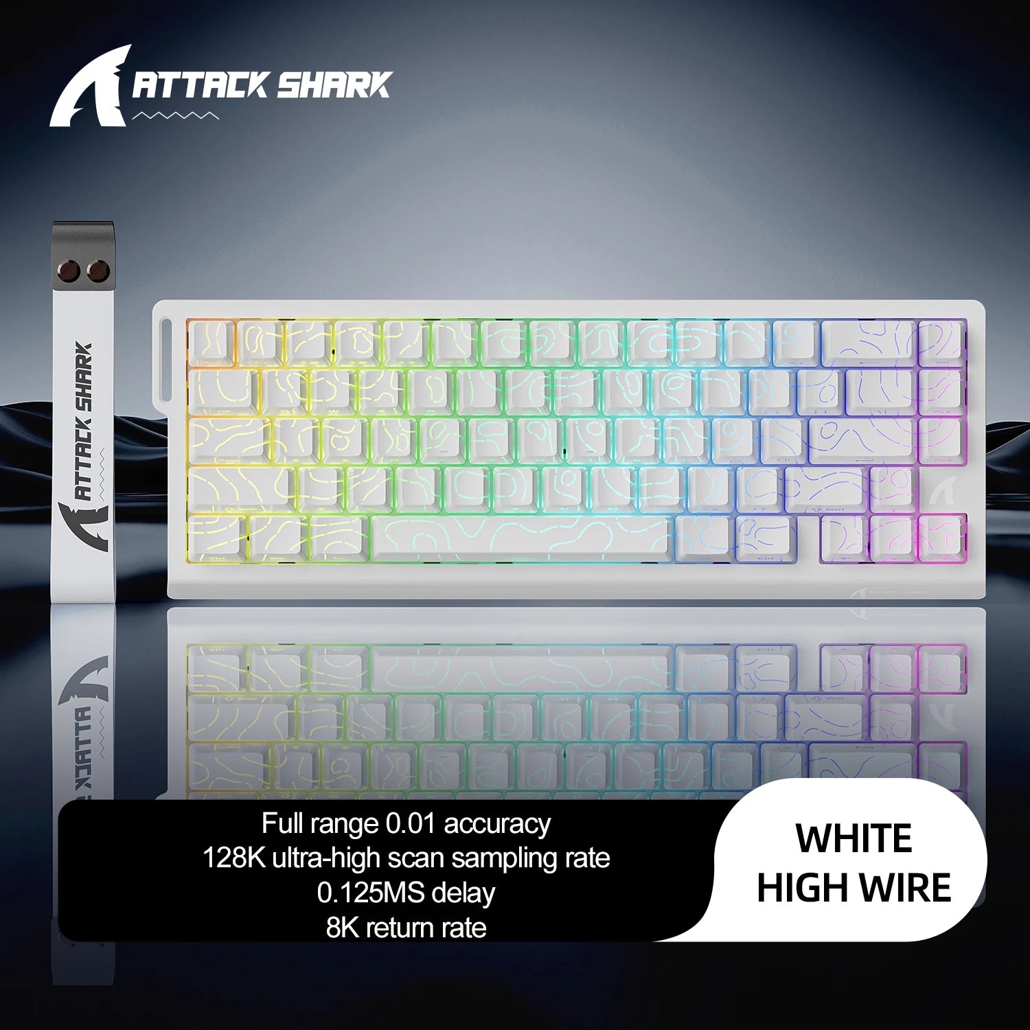 ATTACK SHARK X68HE Magnetic Keyboard - ElectronAge