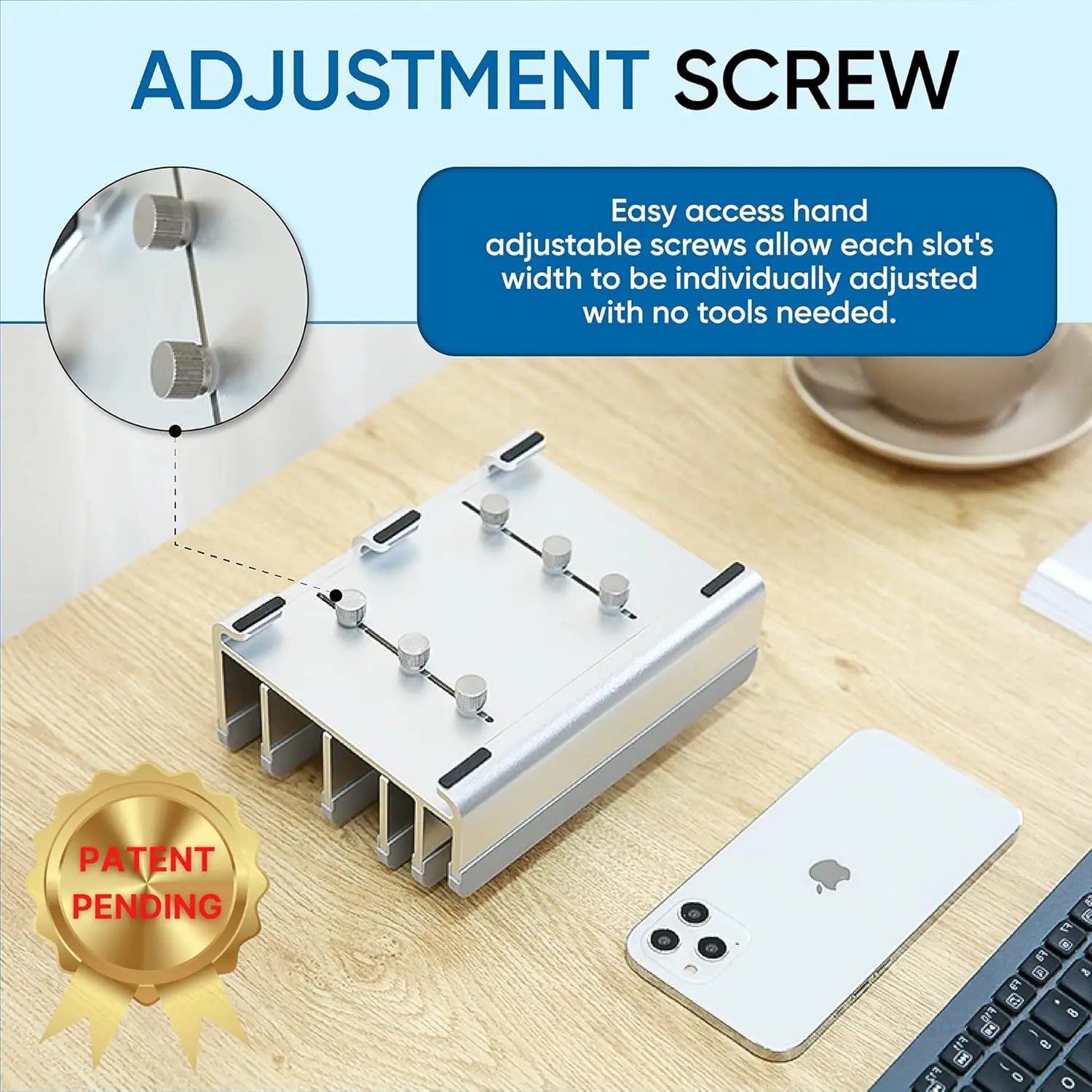 Adjustable Laptop Stand for 5 Devices - ElectronAge