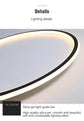 AuraGlow LED modern ceiling light
