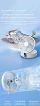 BreezeMate Portable Wall-Hanging Rechargeable Folding Fan