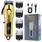 Professional Hair Clipper Ceramic Blade Male Hair Trimmer LED Display Haircut Machine USB charging