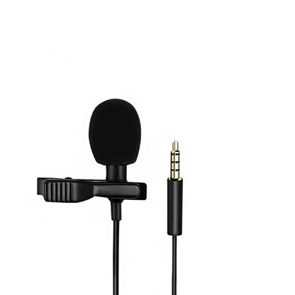 1.5m Mini Portable Lavalier Microphone Condenser Clip-on Lapel Mic Wired USB 3.5mm Type C Microphone For Laptop PC DSLR Camera