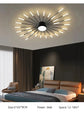 AuroraRealm Creative Fan Shaped LED Ceiling Lamp