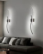 Black White Rechargeable LED Wall Light USB Type-C Battery Operated Wireless Wall Lamp 60/80cm Touch Switch Dimmable Wall Lights