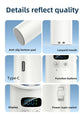 XIAOMI 5200mAh Portable Handheld Fan with Double Ice Cooling, High-Speed Rechargeable USB Fan, Foldable Design