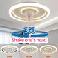 6-Speed Enclosed Circular Fan Light with Remote Control, Bedroom Fan Light, Living Room Bedroom Dining Room Ceiling Light