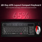 DarkBeacon Blade 68 RGB Silent Mechanical Gaming Keyboard - ElectronAge
