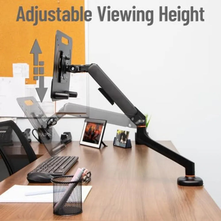 Gas Spring Laptop Desk Mount for 11.617.3 Laptops/Monitors - ElectronAge
