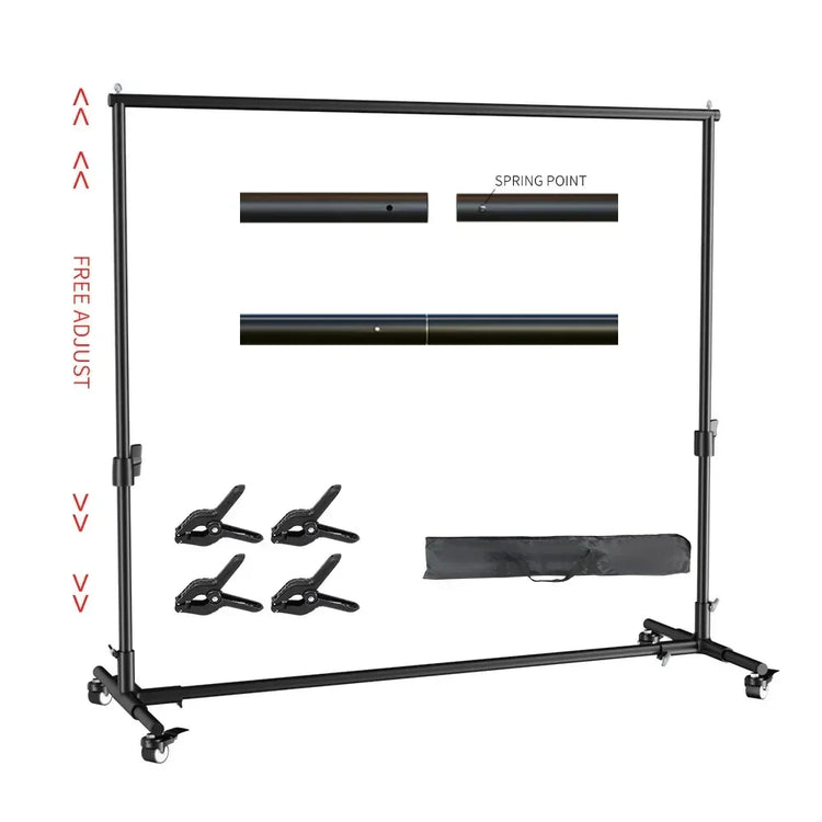 SnapStand Pro 2.6x3M/8.5x10ft Photo Video Studio Backdrop - ElectronAge