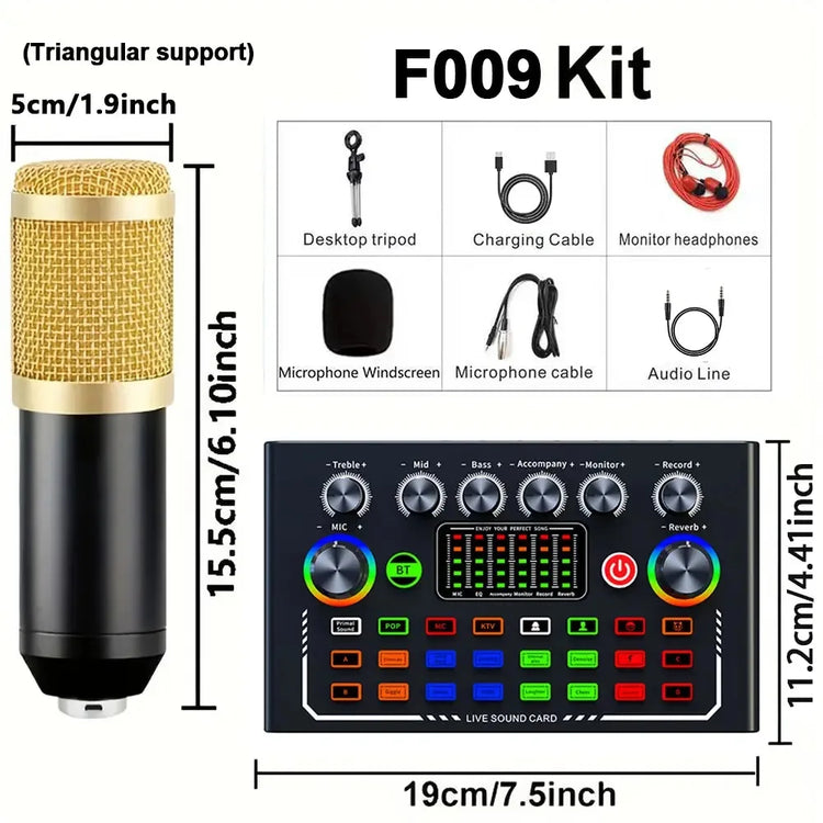 UV color stripe/dynamic microphone professional audio mixer - ElectronAge