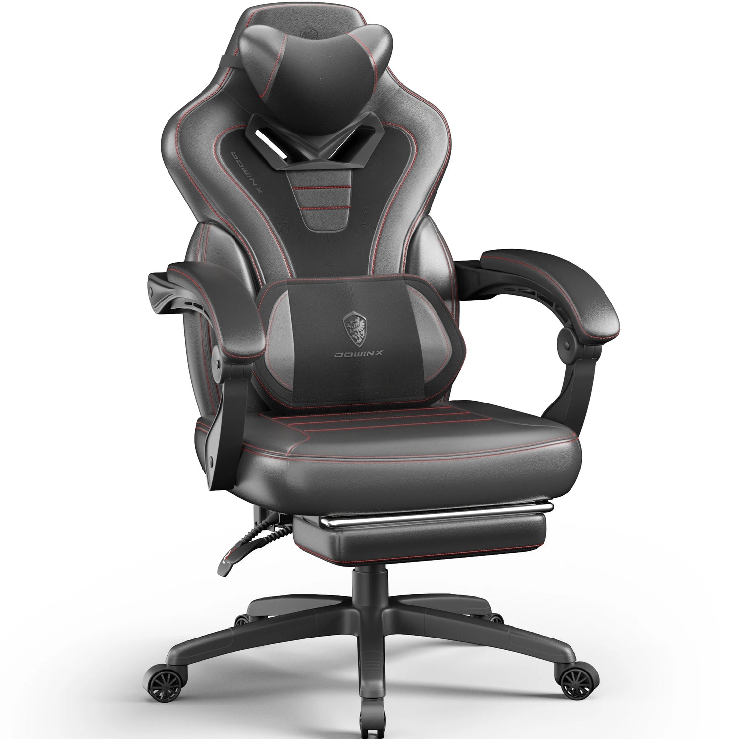 Dowinx Fabric Gaming Chair with Footrest - ElectronAge