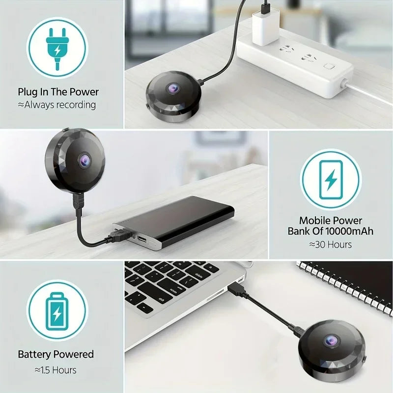 DIXSG 4K Mini WiFi Camera Wireless Security HD Camera - ElectronAge