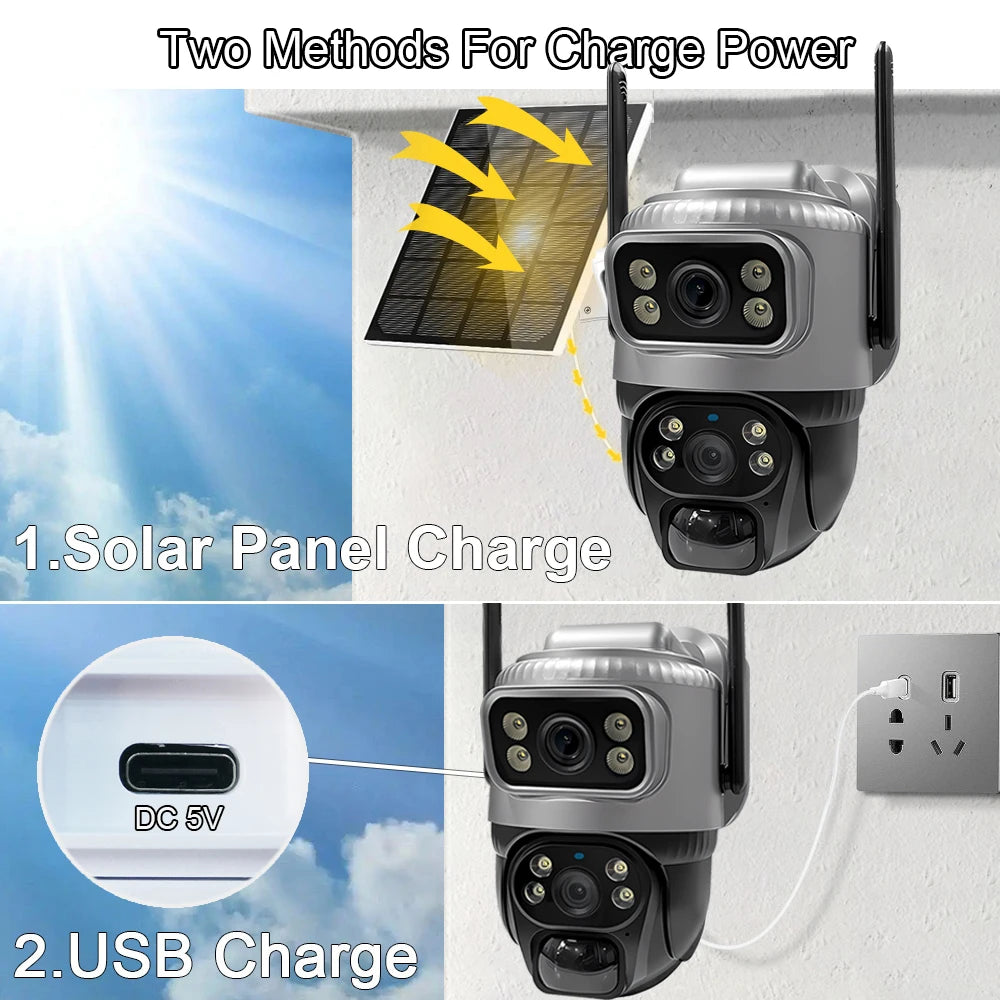 V380 Dual Lens 4G Camera - ElectronAge