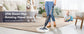 Steam Mop Cleaner with Rotating Mop Pad 10 in 1 Lightweight Spin Mop 1300W Powerful Floor Steamer for Home Hardwood Laminate VM6