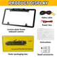 American License Plate Black Frame Car Camera Hd Infrared Night Vision Beautiful Frame Rear View Reversing Camera