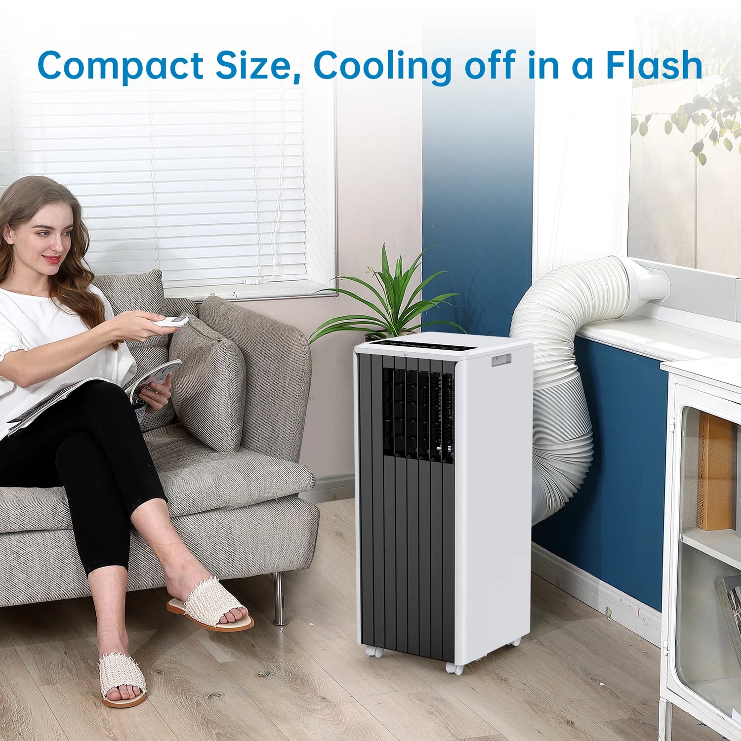 Acekool 8000 BTU Portable AC Unit with Remote - ElectronAge