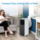 Acekool 8000 BTU Portable AC Unit with Remote - ElectronAge