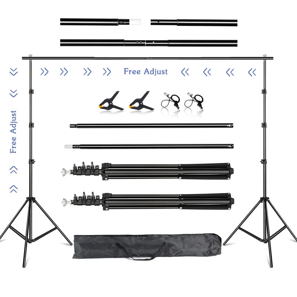SnapStand Pro 2.6x3M/8.5x10ft Photo Video Studio Backdrop - ElectronAge