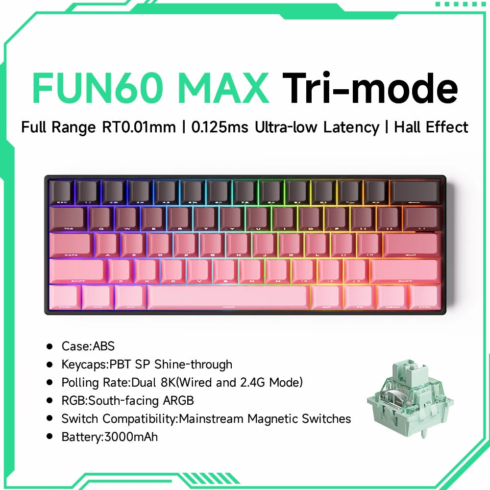 Akko MonsGeek FUN60 Mechanical Keyboard - ElectronAge