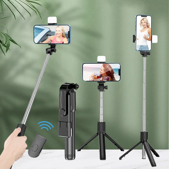Selfie Stick Telescopic Travel Handheld Tripod