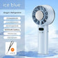 XIAOMI 5200mAh Portable Handheld Fan with Double Ice Cooling, High-Speed Rechargeable USB Fan, Foldable Design