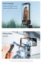 Selfie Stick Tripod Desktop Gimbal Stabilizer Face Tracking Fill Light 360 Rotation for Live Video Shooting Aluminum Alloy Q18