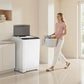 18lbs Portable Washing Machine 2.4 Cu Ft Full Automatic Washer with Drain Pump 10 Wash Programs 8 Water Levels for Home rtment