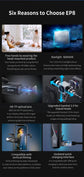 ORDRO EP8 4K 60FPS Head-Wearable Video Camera - ElectronAge