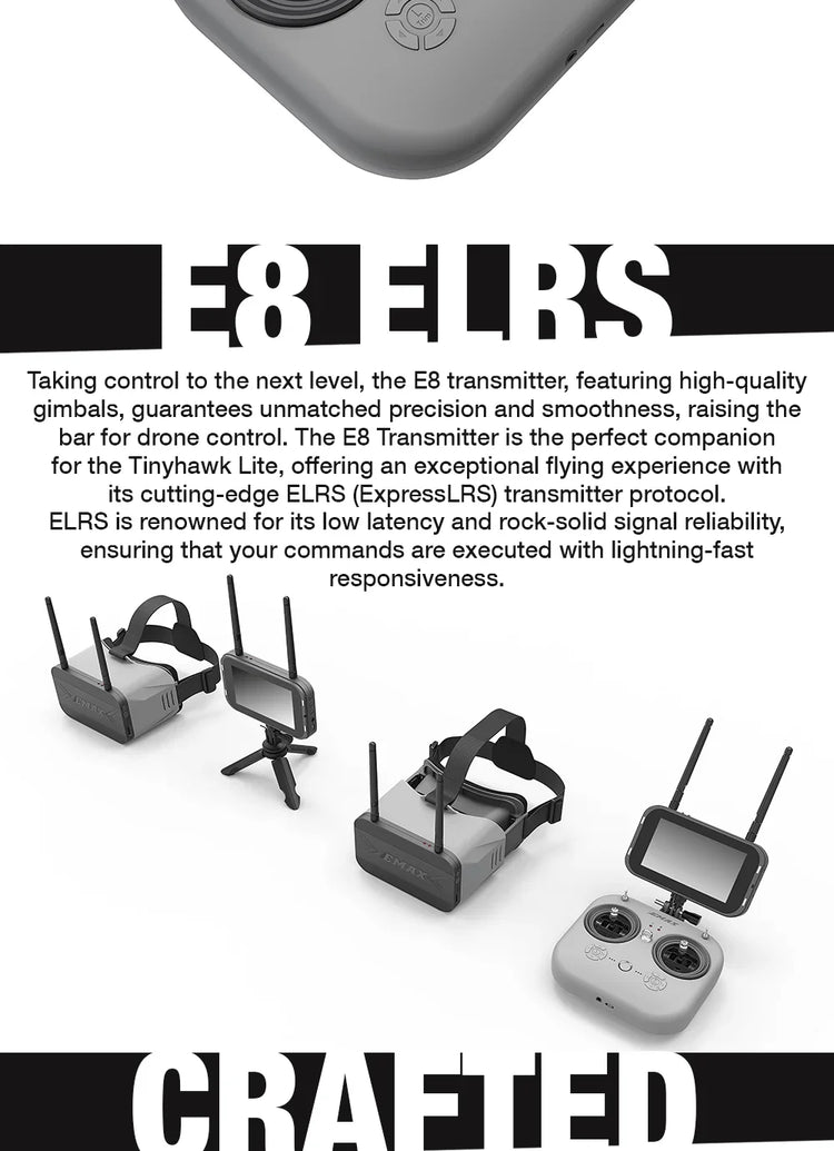Emax USA Tinyhawk Lite BNF RTF FPV Racing Drone - ElectronAge