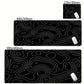 Admisitr XXL Desk Mat Black And White Strata Liquid Mousepad - ElectronAge