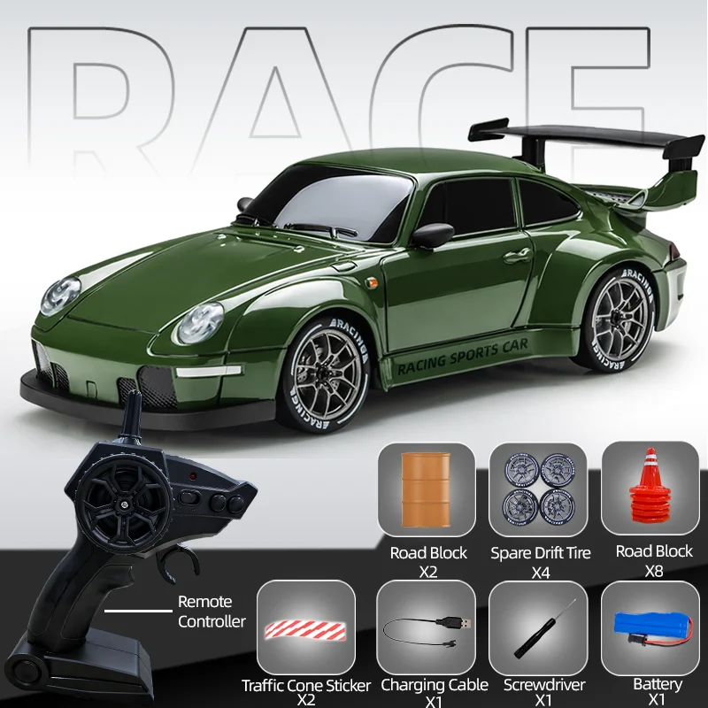 4WD 1:24 Semi-Proportional RC Drift Car - ElectronAge
