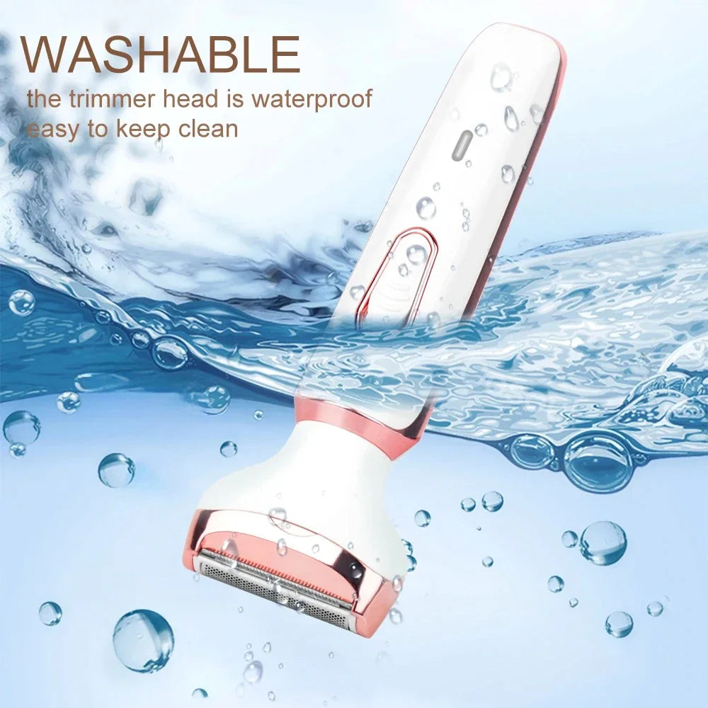 XMSJ 4 In 1 Electric Lady Shaver for Full Body Shaving - ElectronAge