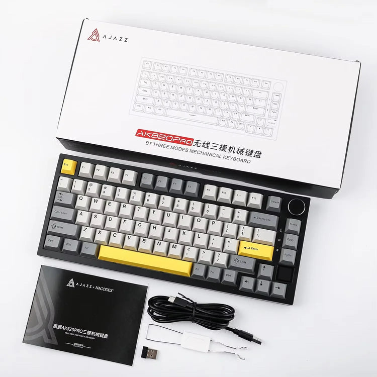 Ajazz AK820/AK820Pro Gaming Mechanical Keyboard - ElectronAge