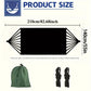 1Set Hammock with Straps and Storage Bag, Lightweight and Durable Textile Material Suitable for Beach Picnics and Hiking Trips