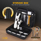 Professional Cordless Hair Clippers and Trimmer Set for Men, Fade White Barber Kit with Accessories