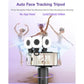 Auto Face Tracking Tripod 360 Rotation with Light Phone Tripod Stand Remote Control for Android Phone Selfie Stick Black for Co
