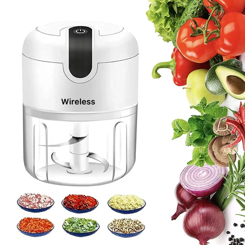 XIADYINJIA 1 set of ginger and garlic grinder 260ML - ElectronAge