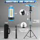 4100LM 3 Modes Foldable Work Light With Bracket 10400Mah Camping LED Telescopic Flashlight Rechargeable Emergency Lamp Outdoor